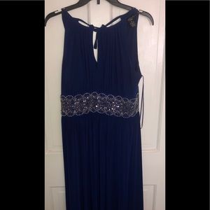Royal blue prom dress